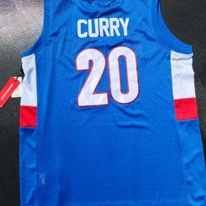 Stephen Curry Charlotte Christian Knights High School 4xl Away Jersey Wa…